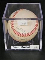 Autographed 1969 Stan Musial Baseball w/ COA