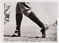 1938 Babe Ruth's Legs Original News Photograph