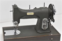 Vintage WHITE Portable Sewing Machine 77MG - 40780