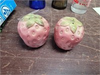 STRAWBERRY SALT AND PEPPER SHAKERS