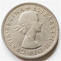 UK 1962 Queen Elizabeth II 2 SHILLINGS Coin 28.5mm