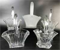 Glass Baskets including Heisey & more