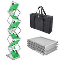 PUJIANG 6 Pockets Collapsible Literature Rack for