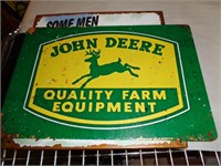 8"X12" METAL SIGN - JOHN DEERE