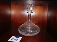 LARGE LEADED DECANTER