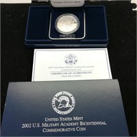 US Mint 2002 US Military Academy Bicentennial Coin