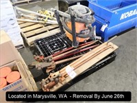 LOT, CONTRACTORS TOOLS ON THIS PALLET