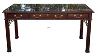 COUNCILL CHINESE CHIPPENDALE STYLE WRITING DESK