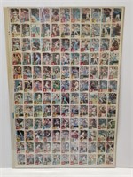 Uncut Baseball Cards - Topps / Nestlé