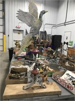 Pheasant weathervane, 35" tall