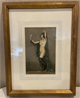 1920’s French Nude Print By Bendy