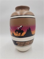 VTG Signed Navajo Pottery Vase