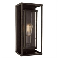 Globe Electric Bronze Outdoor Wall Lantern Sconce