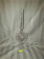 Lead Crystal Tree Topper or Decorator Piece