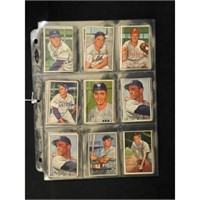 (27) 1952 Bowman Baseball Cards Mixed Grade