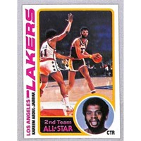 1978 Topps Kareem Abdul Jabbar Allstar