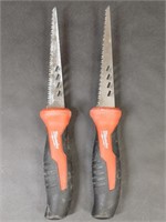 Two Milwaukee Drywall Saws