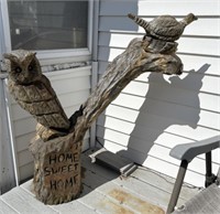 HOME SWEET HOME WOOD CARVING