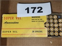 BOX .38 SPECIAL CARTRIDGES  50 ROUNDS