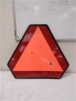 Plastic reflective safety triangle triangle