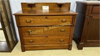 Eastlake Walnut Chest of Drawers