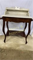 Ladies Marble Top Writing Desk/Wash Stand