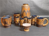 Krause 80’s Pottery Vase Cups Mugs