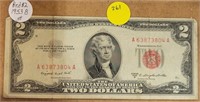 1953-B RED SEAL $2 NOTE