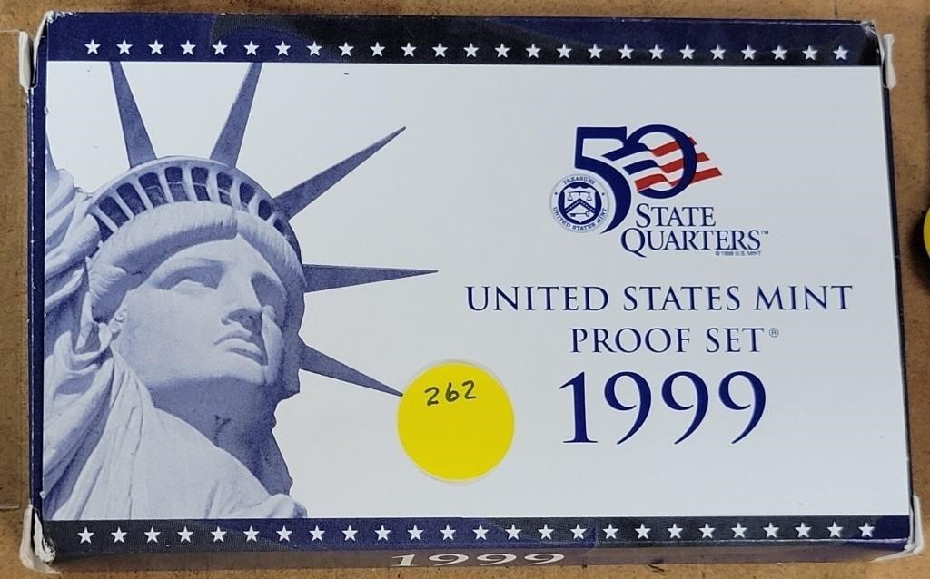 1999 US MINT PROOF SET W/ STATE QUARTERS