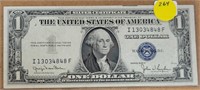 1935-D BLUE SEAL $1 SILVER CERTIFICATE