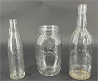 Bouqs Fruit Jar, Mundel Bottle & Antique