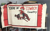 You're in Cowboy Country Rug 23x44