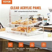VEVOR Pastry Display Case, 2-Tier