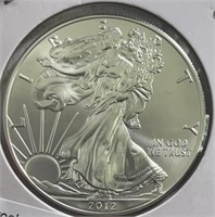 2012 American Eagle Silver GEM BU