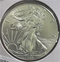 2012 American Eagle Silver GEM BU