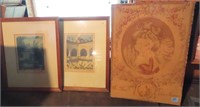 2 ARCHITECTURIAL PRINTS BY MARIO BUCOVICH AND