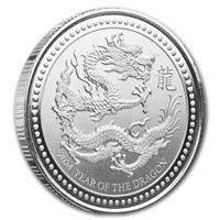 2024 Samoa 1/2 Oz Silver Year Of The Dragon 1 Tala