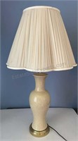 Lamp with Ceramic Base 33” Tall