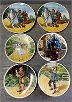 (6) Wizard of Oz Collector Plates