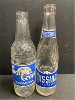 Vintage Sun Crest and Mission of California pop