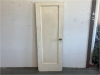 Vintage White Wood Door