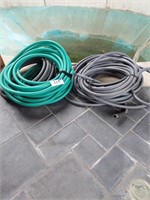 Lot of 3 garden hoses