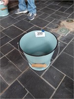 Newer metal blue bucket