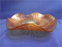 Fenton Stippled Rays Marigold Carnival Glass On