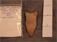 Indian arrowhead artifact