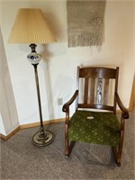 Rocking Chair & Floor Lamp