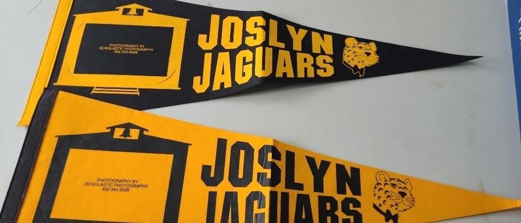 2 Joslyn Jaguars Pennants