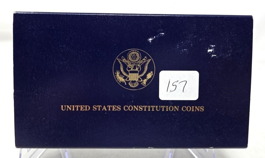 U.S. Constitution 1987 $5 Gold Proof