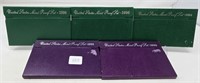 1992, ’93, ’94, ’95, ’96 Proof Sets