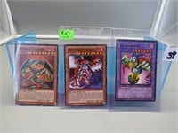 Three Assorted Yu-Gi-Oh Cards